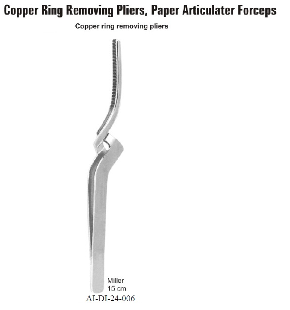 Miller copper ring removing pliers