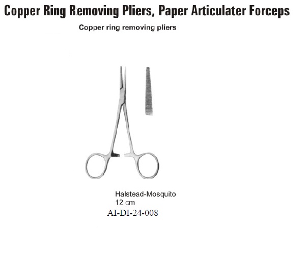 Halsted Mosquito copper ring removing pliers