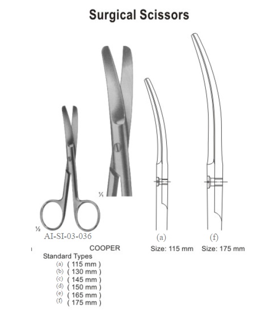 Cooper surgical scissors