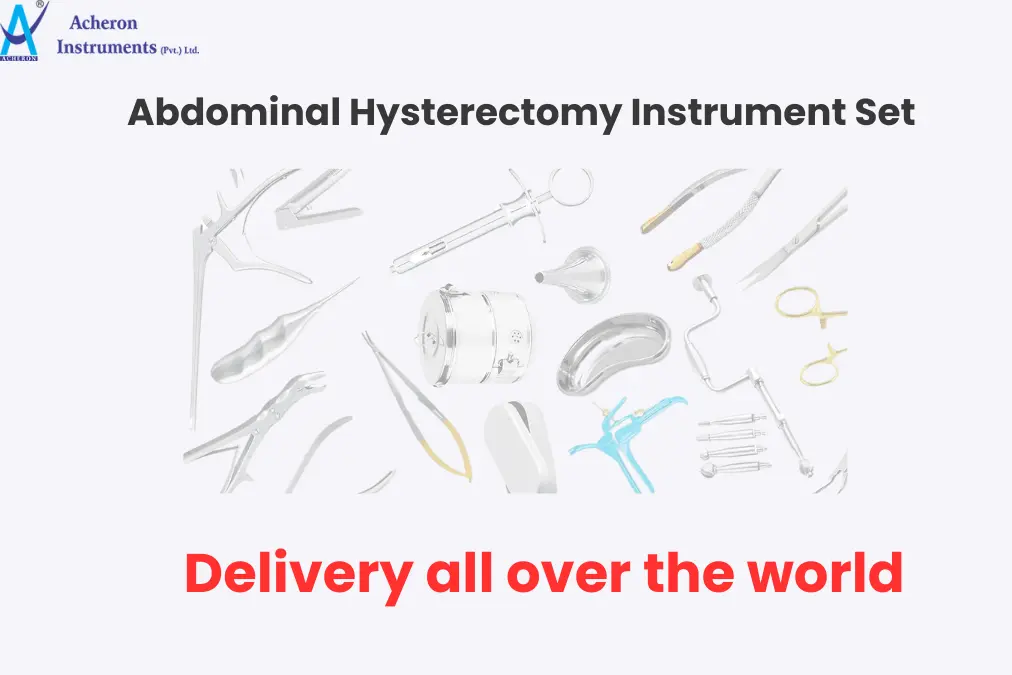 Abdominal Hysterectomy Instrument Set
