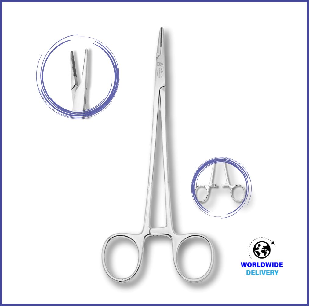 Crile Wood Needle Holder