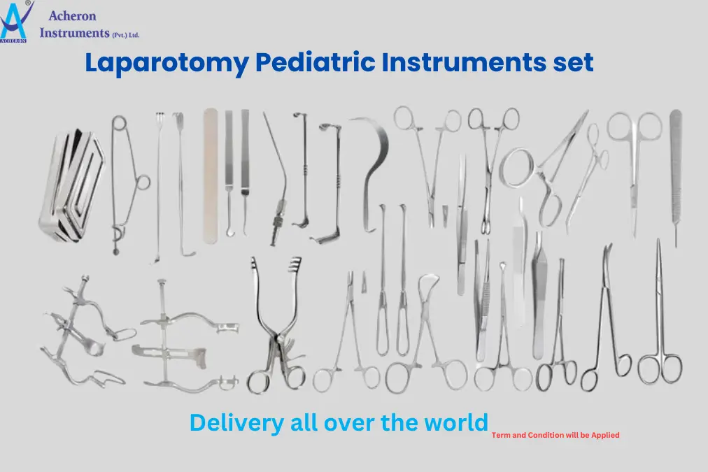 Laparotomy Pediatric Instruments Set