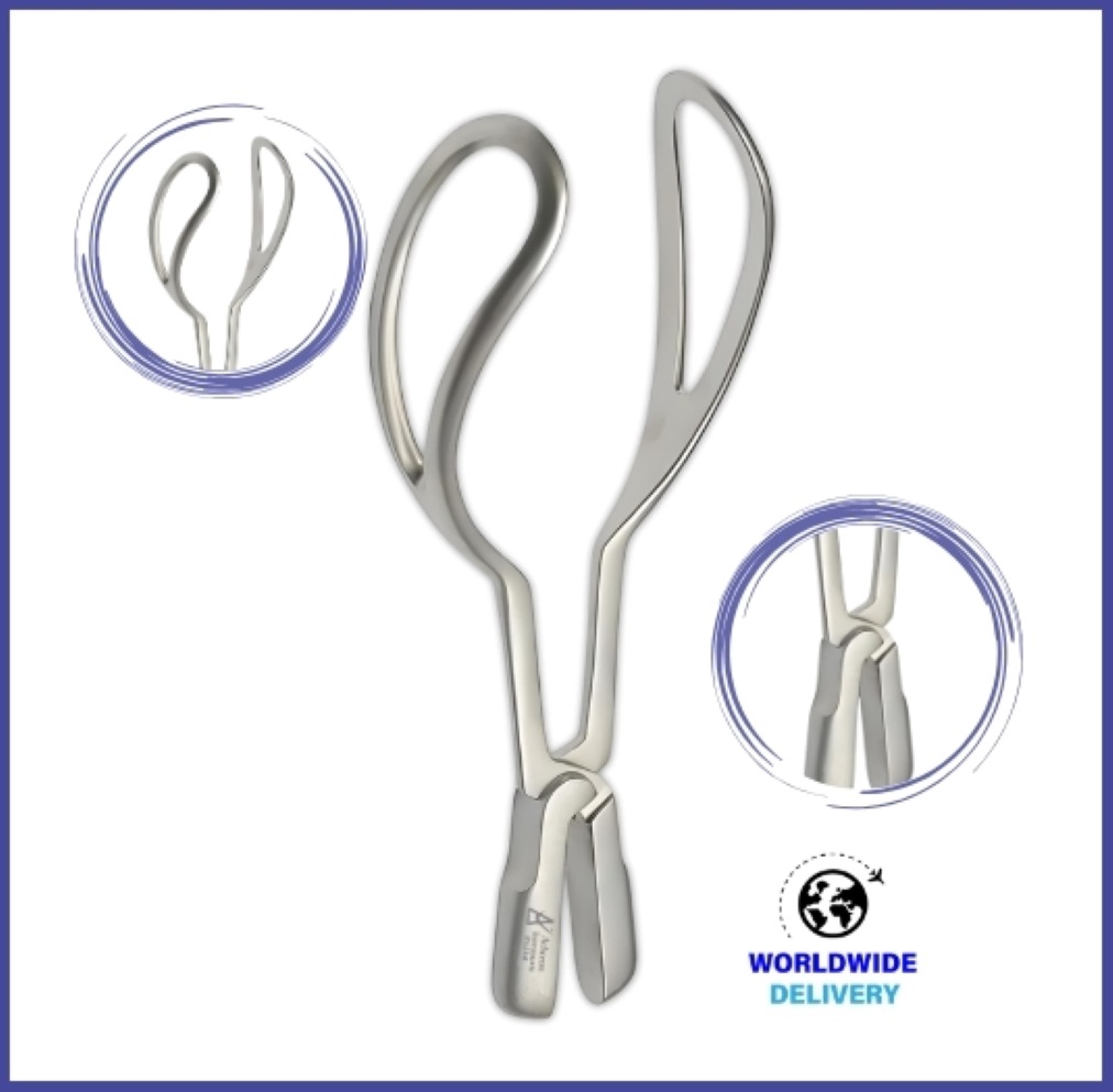 Short Curved Obstetric Forceps