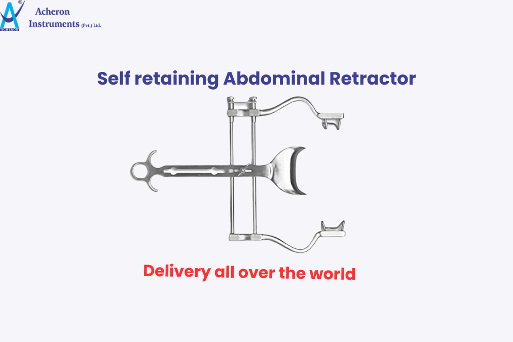 Self retaining Abdominal Retractor