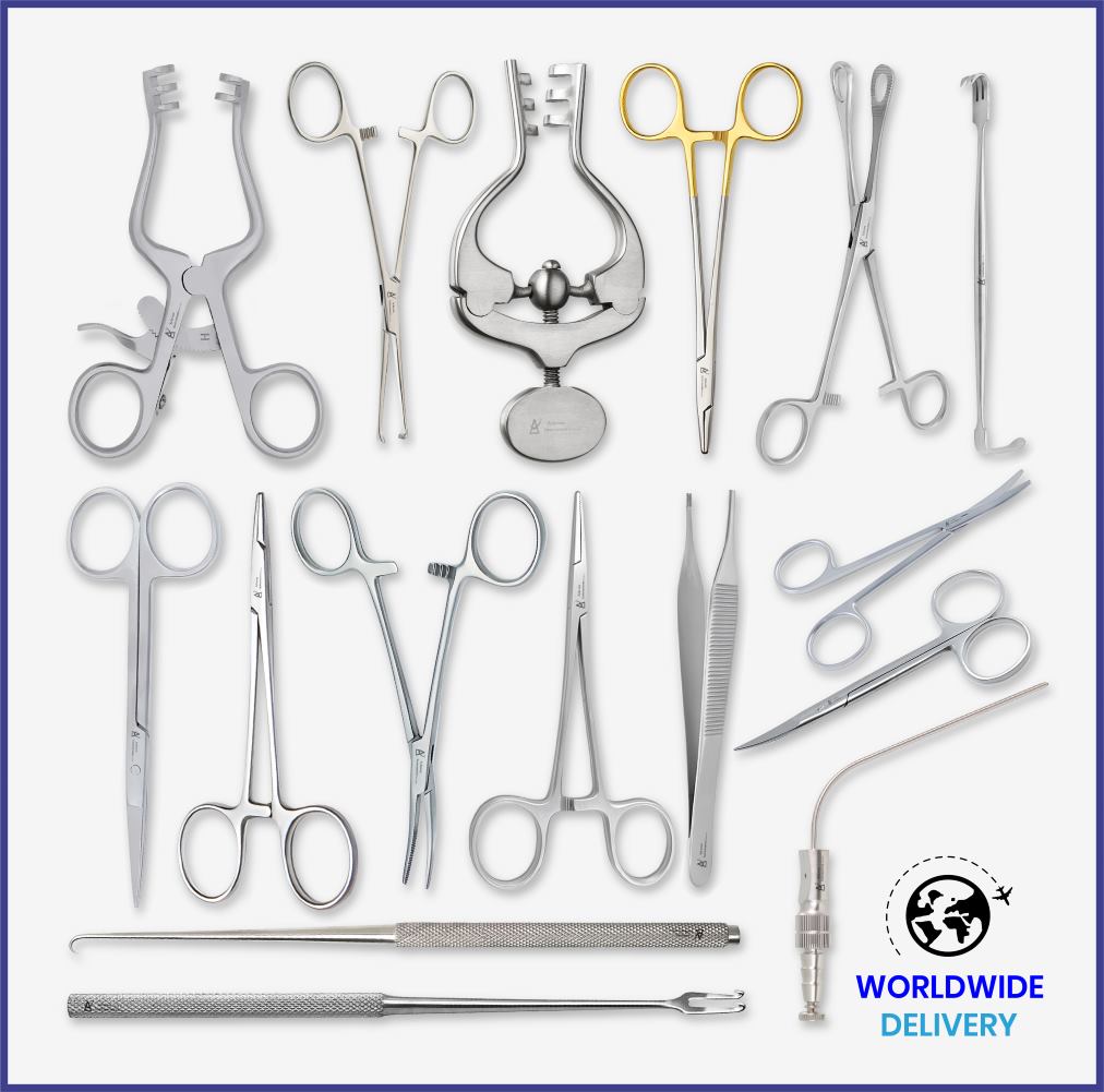 Basic Plastic Surgery Instrument Set