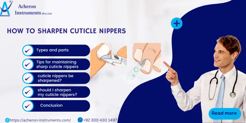 how to sharpen cuticle nippers
