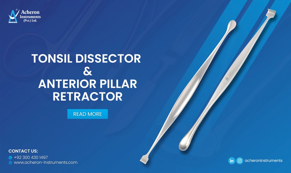 Tonsil dissector and anterior pillar retractor