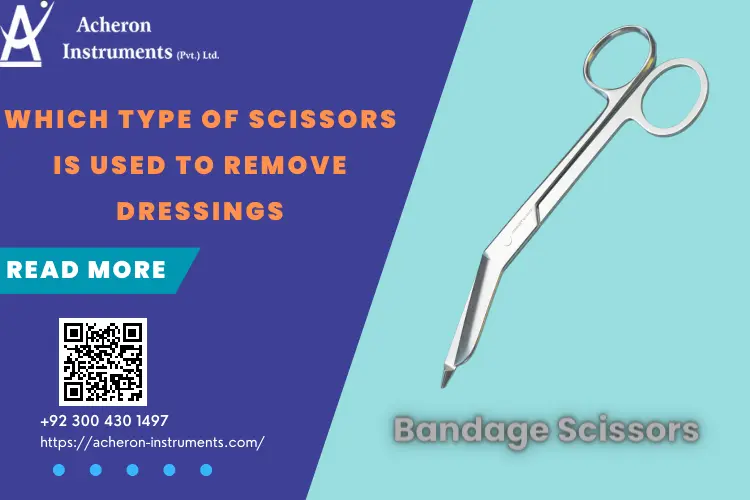which type of scissors is used to remove dressings