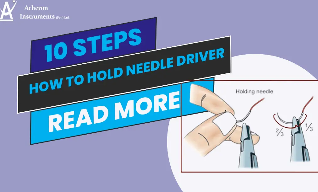 How to hold needle driver