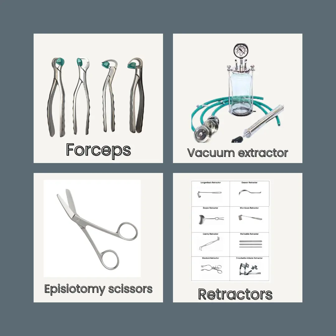 normal delivery instrument name and image