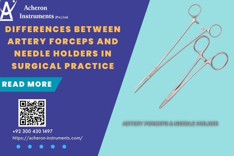Difference Between Artery Forceps and Needle Holders in Surgical Practice