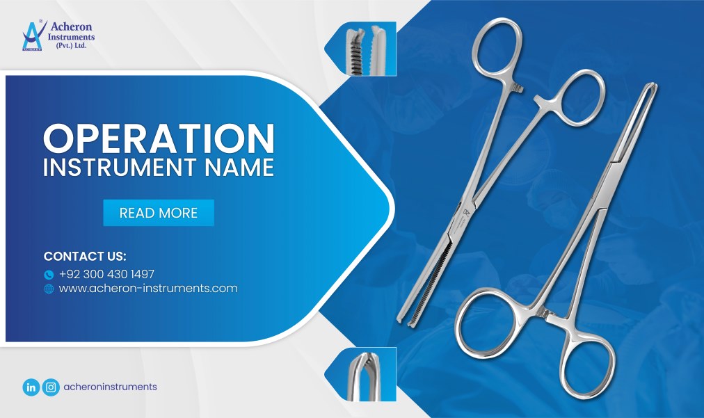 Operation Instrument Name and their Application